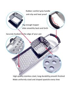 Fabricante de Spaetzle JASEASYZ de Acero Inoxidable Manual 2