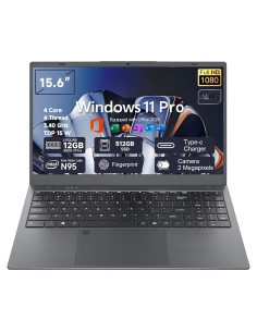 Portátil Akocrsiy 15.6" FHD, 12GB RAM, 512GB SSD, Windows 11