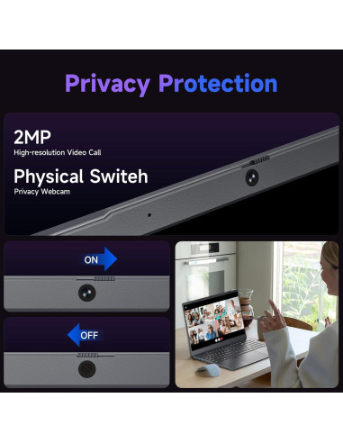 Portátil Akocrsiy 15.6" FHD, 12GB RAM, 512GB SSD, Windows 11