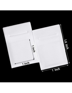 Jetec 28 Pcs Pesas de Cortina de Vinilo para Ventanas 2