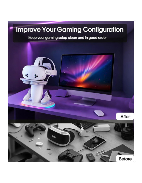 Base de Carga Rápida para Meta Quest 2/3/3S - Shenzhen