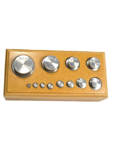 Juego de Pesas de Equilibrio Eisco Labs - Acero Inoxidable 12 Piezas