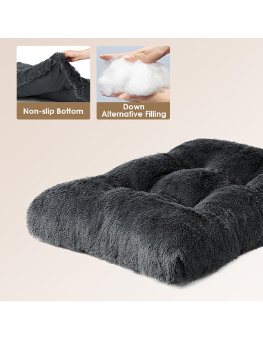 Cama para Perros EHEYCIGA Fluffy 29.5x20cm Gris Oscuro