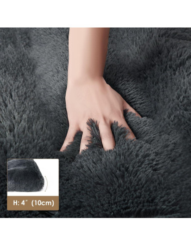 Cama para Perros EHEYCIGA Fluffy 29.5x20cm Gris Oscuro