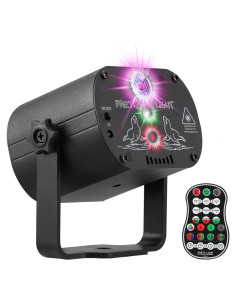 Luz de Fiesta DJ POCOCO R60 Proyector Laser RGB Control Remoto