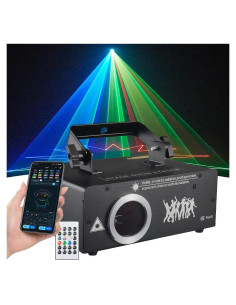 Luz Láser DJ Gruolin GL-A04 3D Control Remoto y App