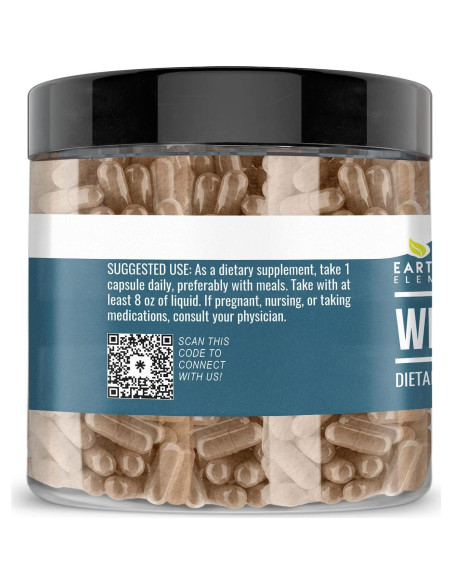 Cápsulas de Raíz de Peonía Blanca Earthborn 200 Unidades Pura
