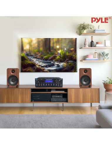 Amplificador Estéreo Inalámbrico Pyle PDA63BT 200W Bluetooth