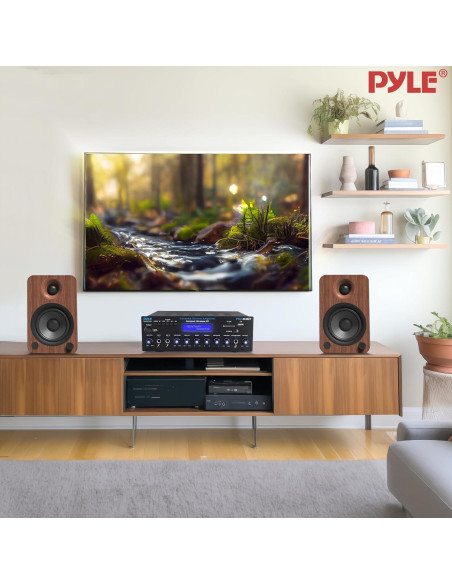 Amplificador Estéreo Inalámbrico Pyle PDA63BT 200W Bluetooth