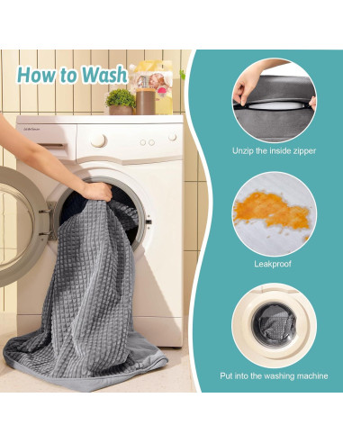 Cama Ortopédica para Perros Grandes COZY KISS 106x76x19 cm Gris