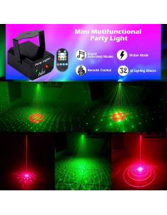 Luces de Fiesta KOOT K-S-F32 con Proyección y Sonido 2