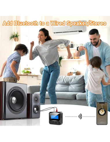 Receptor Bluetooth BAISHUN BT50 para Estéreo Antiguo 3.5mm RCA