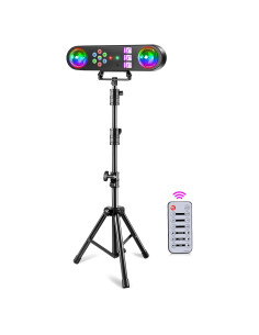 Luces de DJ FODEXAZY 5 en 1 con Soporte y Control Remoto