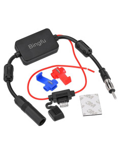 Amplificador de Señal de Antena FM Bingfu 12V para Auto
