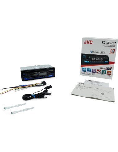 Estéreo de Coche JVC KD-SX27BT Bluetooth 100W USB 1.5A