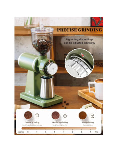 Molinillo de Café Eléctrico Huanyu 250g 200W Verde Profesional 2