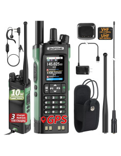 Radio BAOFENG UV-32 Portátil 10W con GPS y NOAA