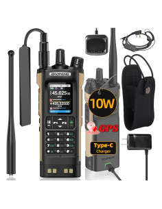 Radio de Mano BAOFENG UV-32 10W con GPS y Carga USB-C