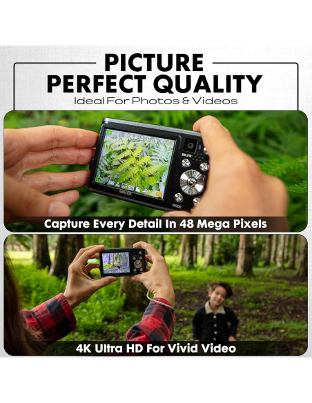 Cámara Digital Minolta MND23-BK 48MP 4K LCD 2.8" Negro