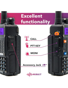 Radio Baofeng UV-5R MK3X Tri-Banda 2025 VHF/UHF 2100mAh 2