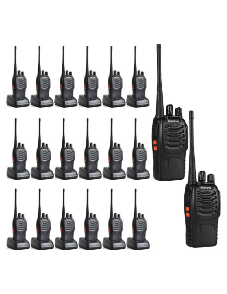 Walkie Talkie BAOFENG BF-888S Paquete de 20 Unidades 4.83 km