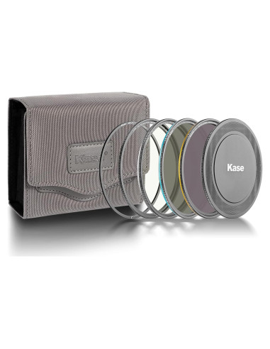 Kit de Filtros Magnéticos Kase Wolverine 77mm CPL ND8 ND64