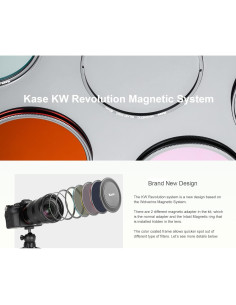 Kit de Filtros Magnéticos Kase Wolverine 77mm CPL ND8 ND64 2
