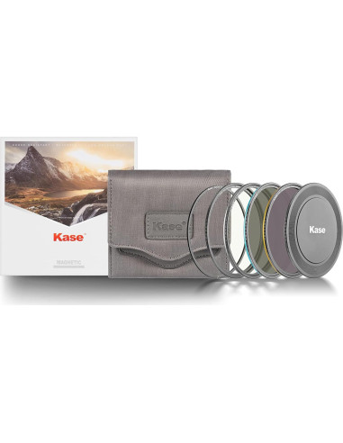 Kit de Filtros Magnéticos Kase Wolverine 77mm CPL ND8 ND64