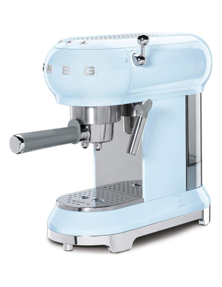 Máquina de Espresso Smeg ECF01PBUS Azul Pastel 220V