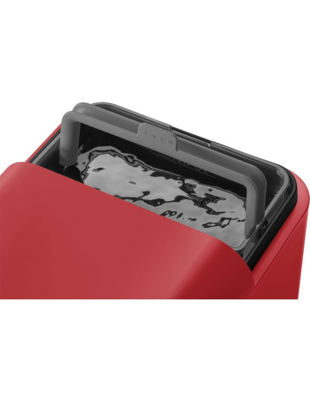 Máquina de Café Automática Smeg BCC02 Roja con Espumador
