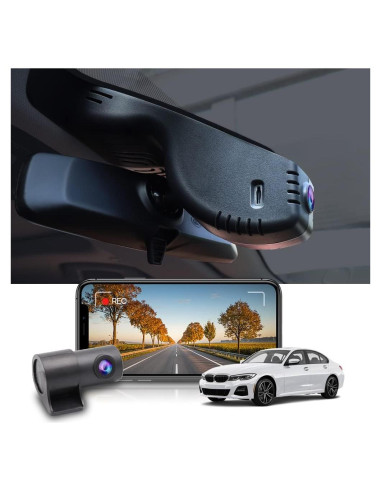 Cámara Dash Dual 4K+1080P Fitcamx para BMW 3/4 M3/M4 2020-2024