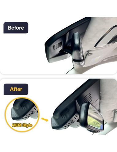 Cámara de Salpicadero Fitcamx 4K Frontal + 1080P Trasera para Hyundai Palisade 2020-2022