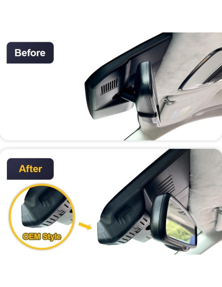 Cámara de Salpicadero Fitcamx 4K Frontal + 1080P Trasera para Hyundai Palisade 2020-2022