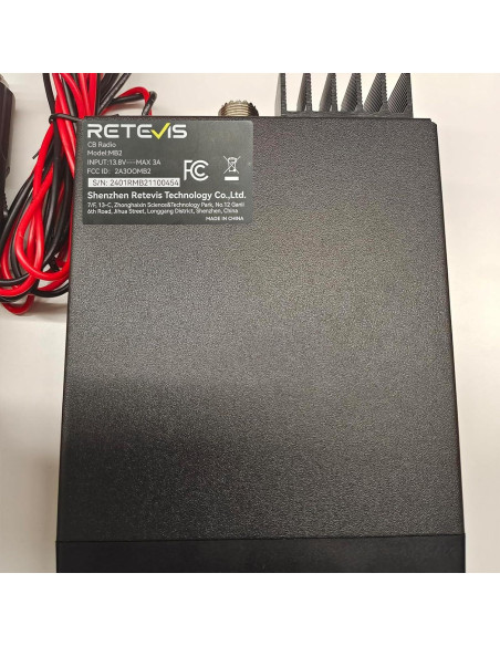 Radio CB Retevis MB2 Profesional 40 Canales AM/FM 12V