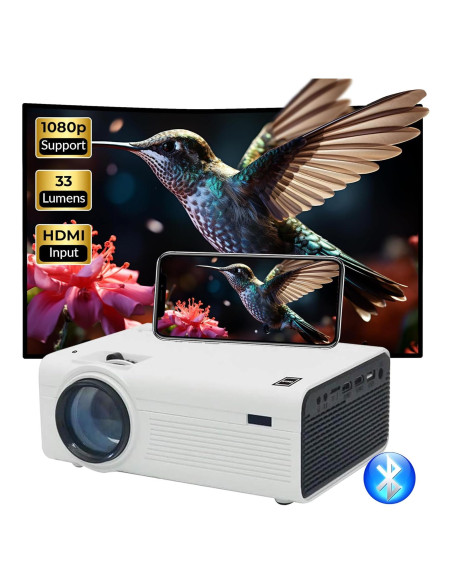 Proyector RCA RPJ199COMBO Bluetooth con Pantalla 100"