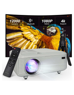 Mini Proyector KEJOG 4K Full HD 1080P Portátil con HDMI