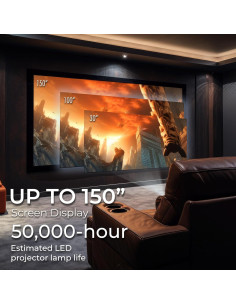 Proyector RCA RPJ199COMBO Bluetooth con Pantalla 100" 2