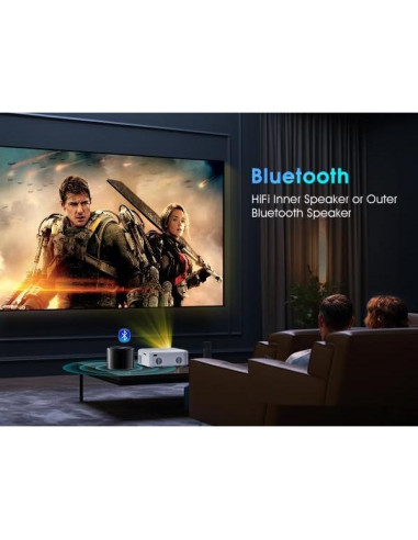 Mini Proyector KEJOG 4K Full HD 1080P Portátil con HDMI