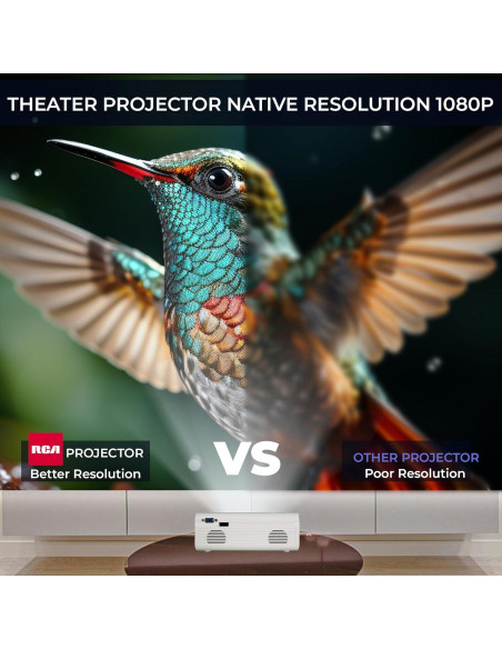 Proyector RCA RPJ199COMBO Bluetooth con Pantalla 100"