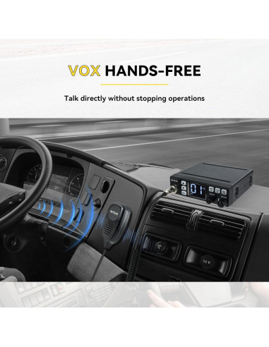 Radio CB Retevis MB3 con Antena y Función VOX - 40 Canales