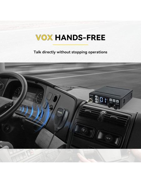 Radio CB Retevis MB3 con Antena y Función VOX - 40 Canales