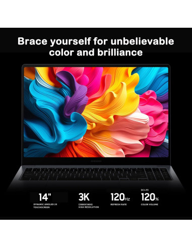 Laptop Samsung Galaxy Book4 Pro 14" 3K AMOLED, Intel Core Ultra 7, 16GB RAM, 512GB SSD