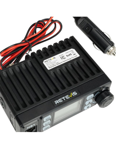 Radio CB Retevis MB1 40 Canales con Antena y Cancelación de Ruido