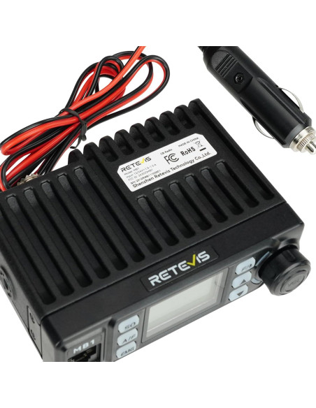 Radio CB Retevis MB1 40 Canales con Antena y Cancelación de Ruido