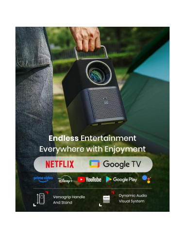 Proyector TCL A1 GTV 1080P Bluetooth WiFi 120" Dolby Digital