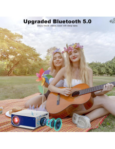 Proyector ZDK 1080P Full HD 18000 Lúmenes WiFi Bluetooth 2