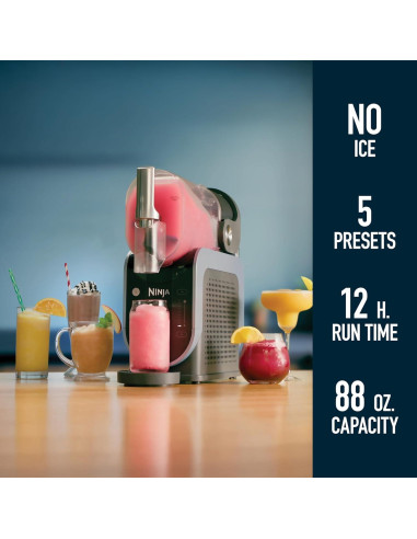 Máquina de Bebidas Congeladas Ninja SLUSHi 88 oz, 5 Programas