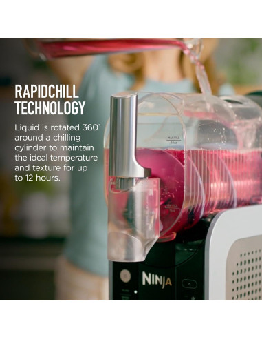 Máquina de Bebidas Congeladas Ninja SLUSHi 88 oz, 5 Programas