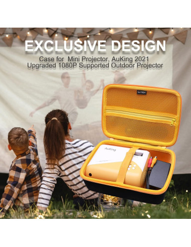 Funda Dura LTGEM para Proyector Mini AuKing 2023 - 25.1x18.0x11.4 cm