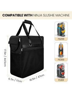 Bolsa de Transporte LOLLIDO para Máquina de Slushi Negra 44.5x47x17cm 2